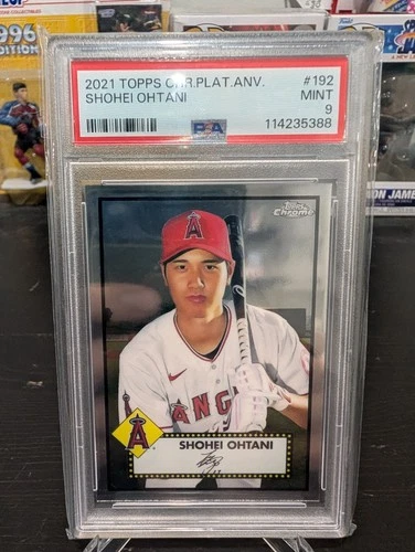2022 Topps Chrome Platinum Anniversary Shohei Ohtani PSA 9 #192