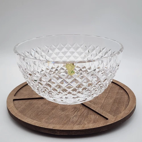 Vintage Waterford Crystal Glass Bowl 8" Diameter