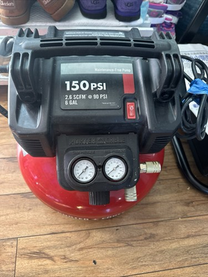 #ad Porter Cable 6 Gal. 150 PSI Portable Electric Air Compressor C2002 $169.00