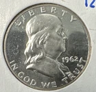 1962 US "PROOF" Franklin SILVER Half Dollar!
