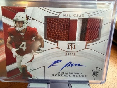2021 Panini National Treasures Rookie Patch Auto Rondale Moore #RSC-RM /99