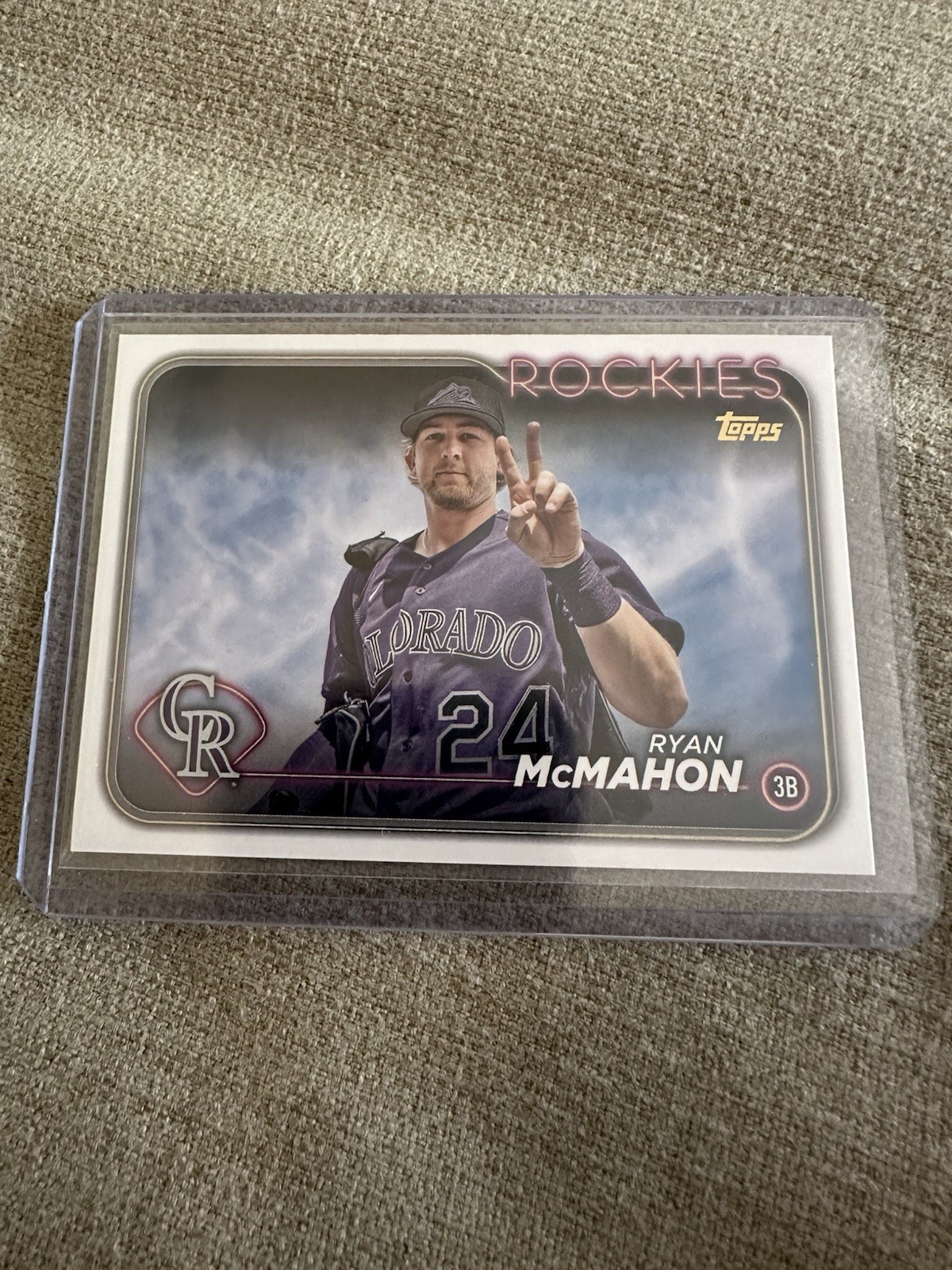 2024 Topps Series 2 - Ryan McMahon #462 Golden Mirror Image Variation