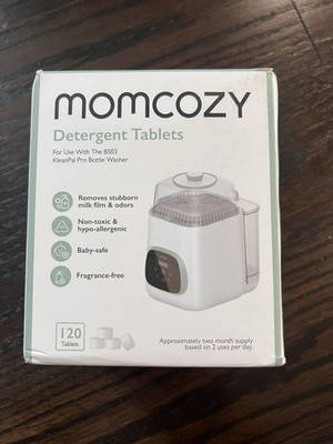#ad Momcozy Detergent Tablets For BS03 KleanPal Pro Bottle Washer 90 Count Exp 7 27 $14.99