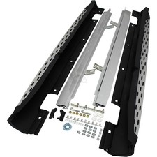 f&uuml;r Mercedes GLA X156 Bj. 13-Set Trittbretter Schweller Aluminium Anbaumaterial