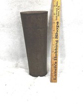 antique tin map case  document  box  10 tall Civil War Era 19thc original 1800