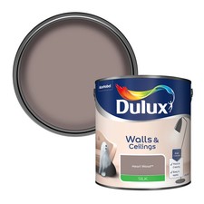 Dulux Walls & Ceilings Heart wood Silk Emulsion paint, 2.5L 8.00 per litre