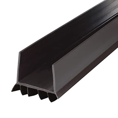 43337 Vinyl Cinch  U-Shape Slide-On Under Door Seal, Easy-to-Install, Energy-...