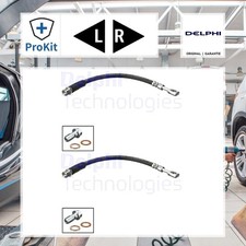 2x ORIGINAL® Delphi Bremsschlauch Hinten für VW TOUAREG (CR7 RC8) Audi Q7 Q8