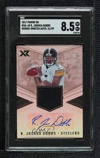 2017 Panini XR Rookie Swatch Auto 21/99 R Joshua Dobbs #RSA-JD SGC 8.5 Auto pw2