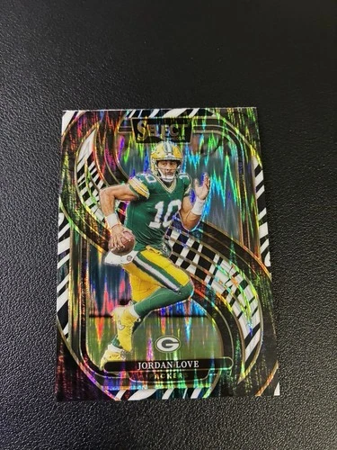2024 Panini Select - Premier Level Jordan Love #172 Zebra Prizm