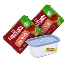 Predilecta Guava Paste, 10.6 oz, 2 Pack Bundle with Food Container 12.8 Fl Oz |