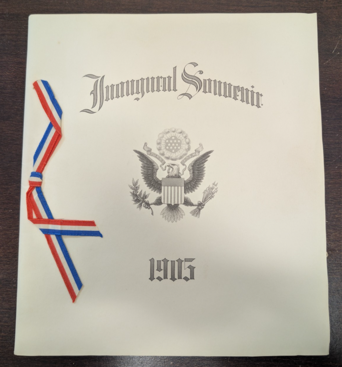 US 1905 A 20 PAGE INAUGURAL SOUVENIR FOLDER OF PRESIDENT THEODORE ROOSEVELT