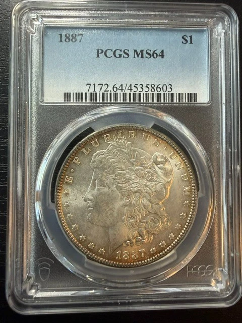 MS 64 Graded 1887 Year Morgan US Dollars (1878-1921) for sale | eBay