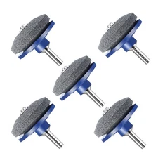 Lawn Mower Sharpening Stones Drill Attachment Blade Sharpener Tool 5 PCS