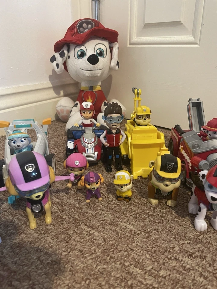 Paw Patrol Toys Bundle Vehicles Figures Talking Plush - Image 4 of 4