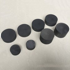 1pcs High Purity Density Graphite Round Cylinder Block Electric Spark Graphite