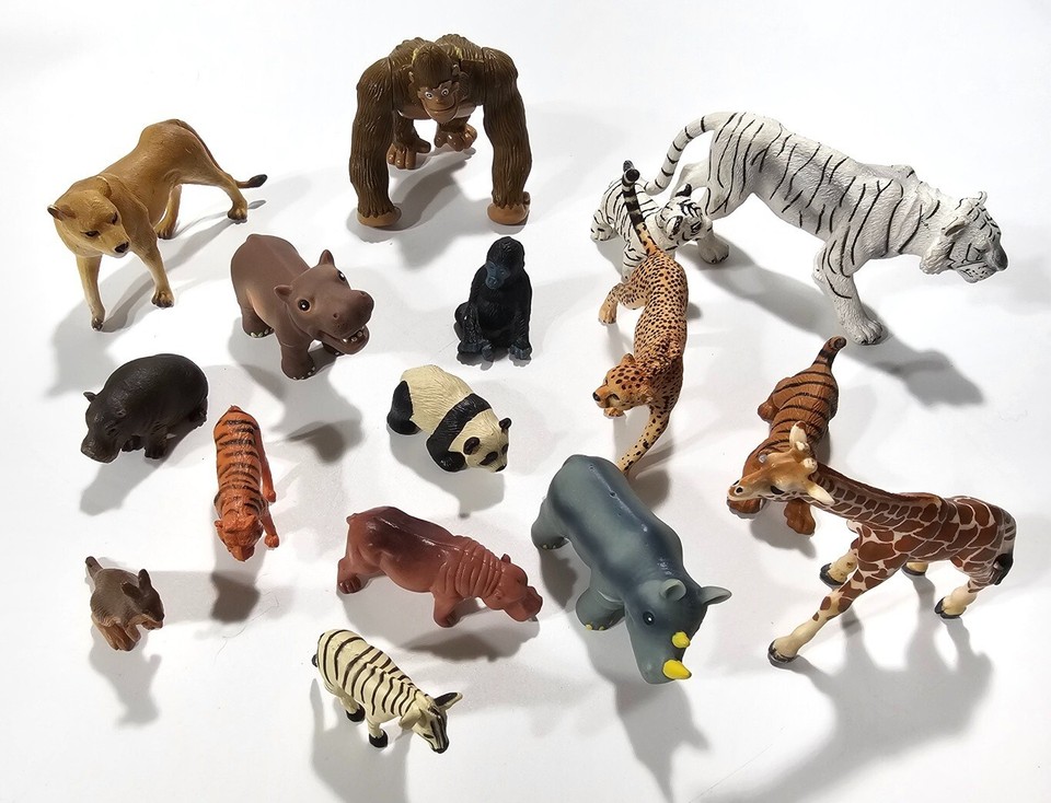 17Lot K&M Int.SchleichMojoTerra by BattatAM Limes Rubber Safari Wildlife eBay