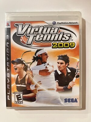 Virtua Tennis 2009 (Sony PlayStation 3, 2009) New Factory Sealed PS3 OOP Sega