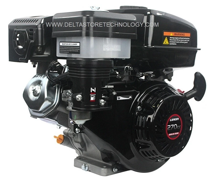 DELTAENGINE MOTORE LONCIN 4T 9 HP albero conico da 23mm avv. manuale EURO 5 Lombardini acme