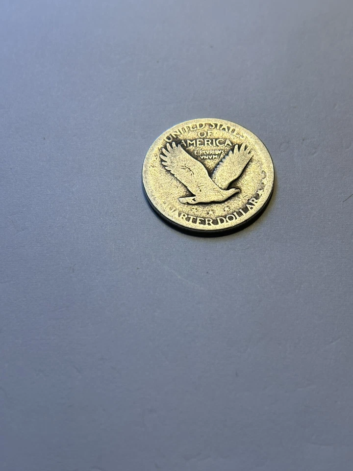1925 Standing Liberty Quarter A Little Below Average Grade  - Image 3 of 3