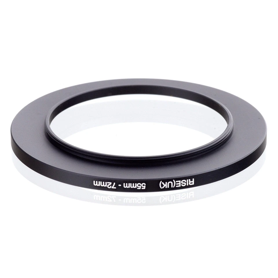55mm-72mm  55mm to 72mm  55 - 72mm Step Up Ring Filter Adapter for Camera Lens - Image 2 of 3