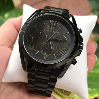 MICHAEL KORS MK5550 ブラック腕時計 Michael Kors Original Bradshaw Round Adult Male Wrist Watch