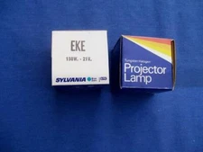(LOT OF 2 ) SYLVANIA EKE HALOGEN PROJECTION LAMPS / BULBS 21V 150W NIB