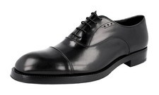 PRADA HIGH END Cap Toe Oxford Dress Shoes - 2EA130 - Black NEW -  US 10 EU 43