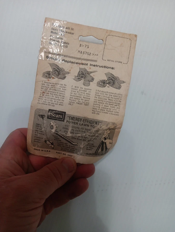 Sears 7982 Weedwacker Replacement Spool - Image 2 of 2