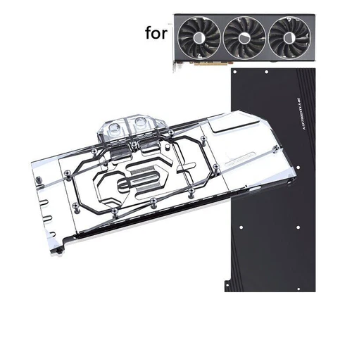 Bykski GPU Water Block Use For XFX Radeon RX 7900 XTX Merc 310 OC A-XF7900XTX-X