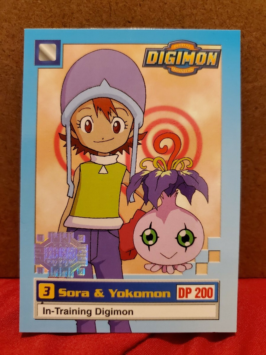 Sora & Yokomon 6/34 Digimon Trading Card Exclusive 1999 | eBay