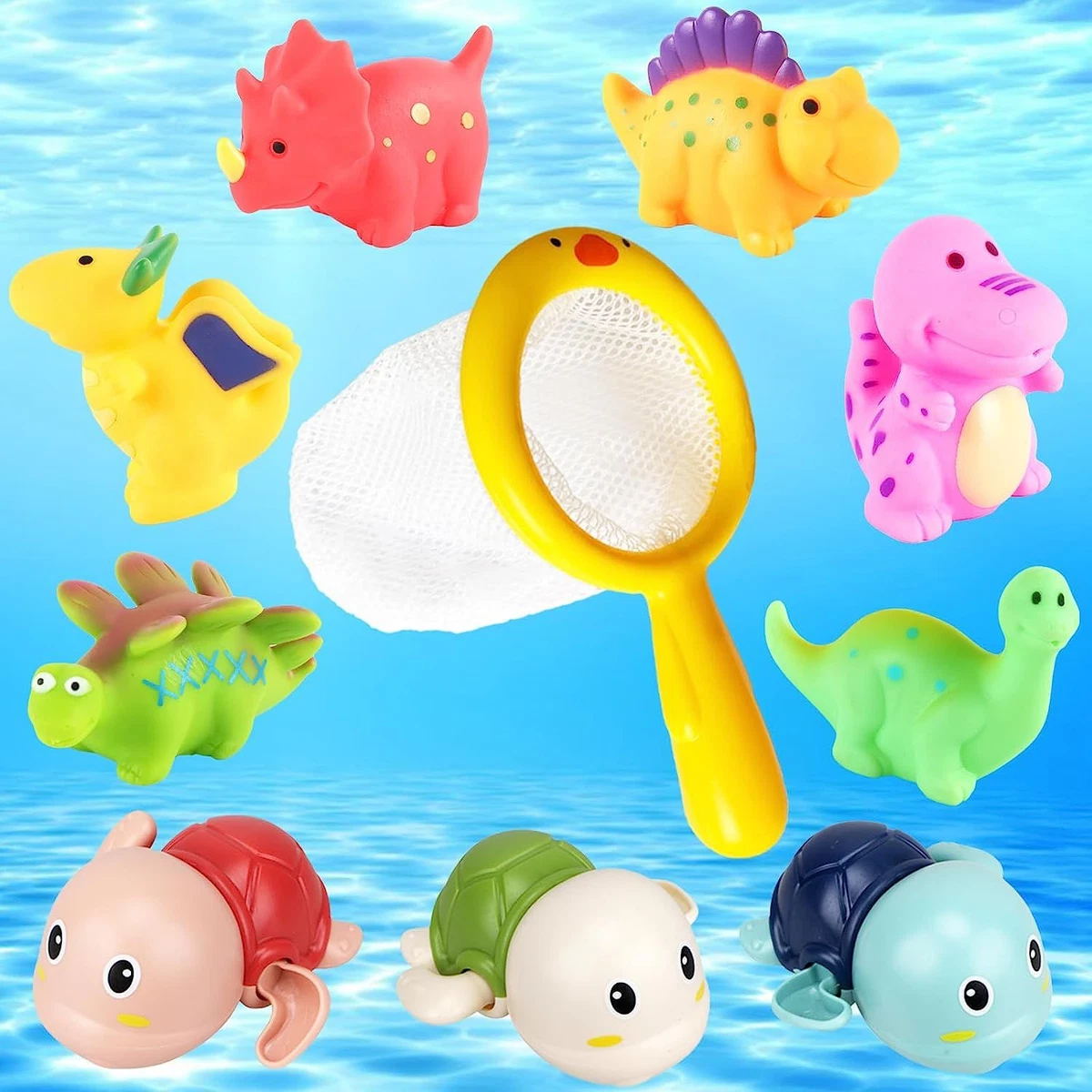 Mold Free Bath Toys For Toddlers 1-3 - Baby Infants Pool Water Shower Toys