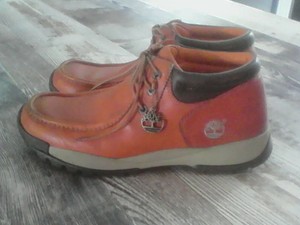 burnt orange timberlands