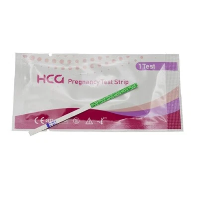 HCG Pregnancy Test Strips Urine Home Self Testing Early Detection Single Packs