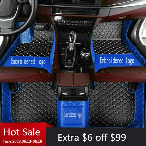 For Toyota Custom Car Floor Mats All Weather Waterproof Interior Carpets Liners Foto 2 de 4