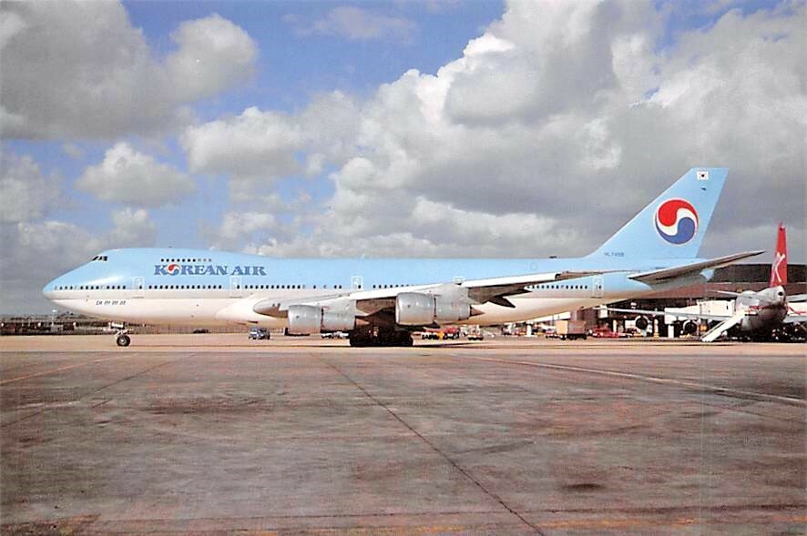 Airline KOREAN AIR Boeing 747-2B5B HL7458 C/n 22485 | eBay