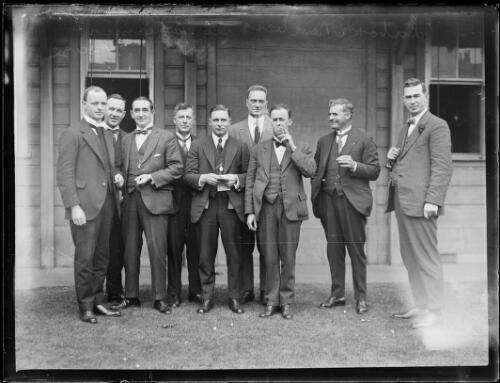 New State Labor Cabinet outside Parliament House Sydney 1925 2 Old Photo - Picture 1 of 1