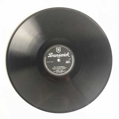 Peggy Lee The Gypsy With Fire in His Shoes / Mr. Wonderful 56071 Brunswick