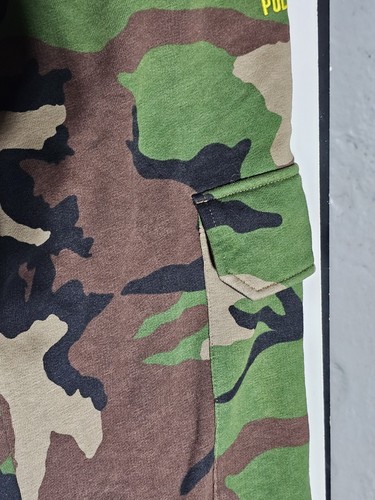 Polo Ralph Lauren Voyager Camo Green Cargo Sweatpants Joggers Men’s Large $248 - Picture 5 of 11