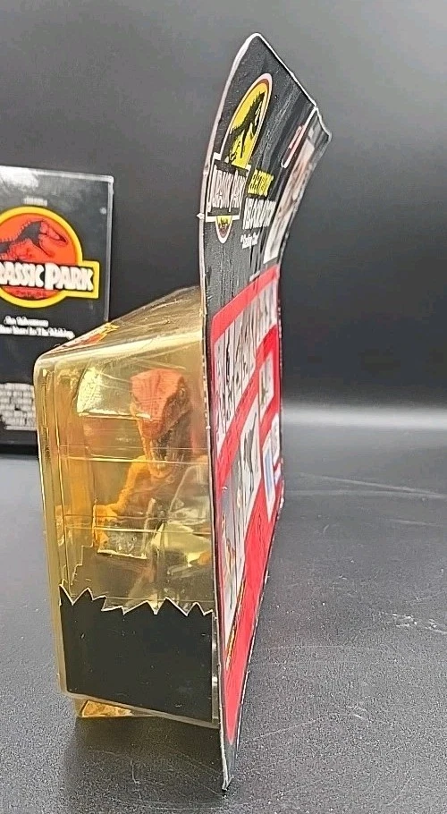 Velociraptor electrónico 1993 Jurassic Park garra corta vintage Kenner nuevo JP10 Foto 4 de 4