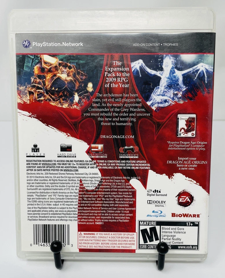 DLC Dragon Age Origins: Awakening en caja (probado) - PS3 Sony PlayStation 3 Foto 2 de 4