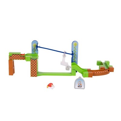 JAKKS Pacific Sonic The Hedgehog Go Racers Playset Small, Knuckles 