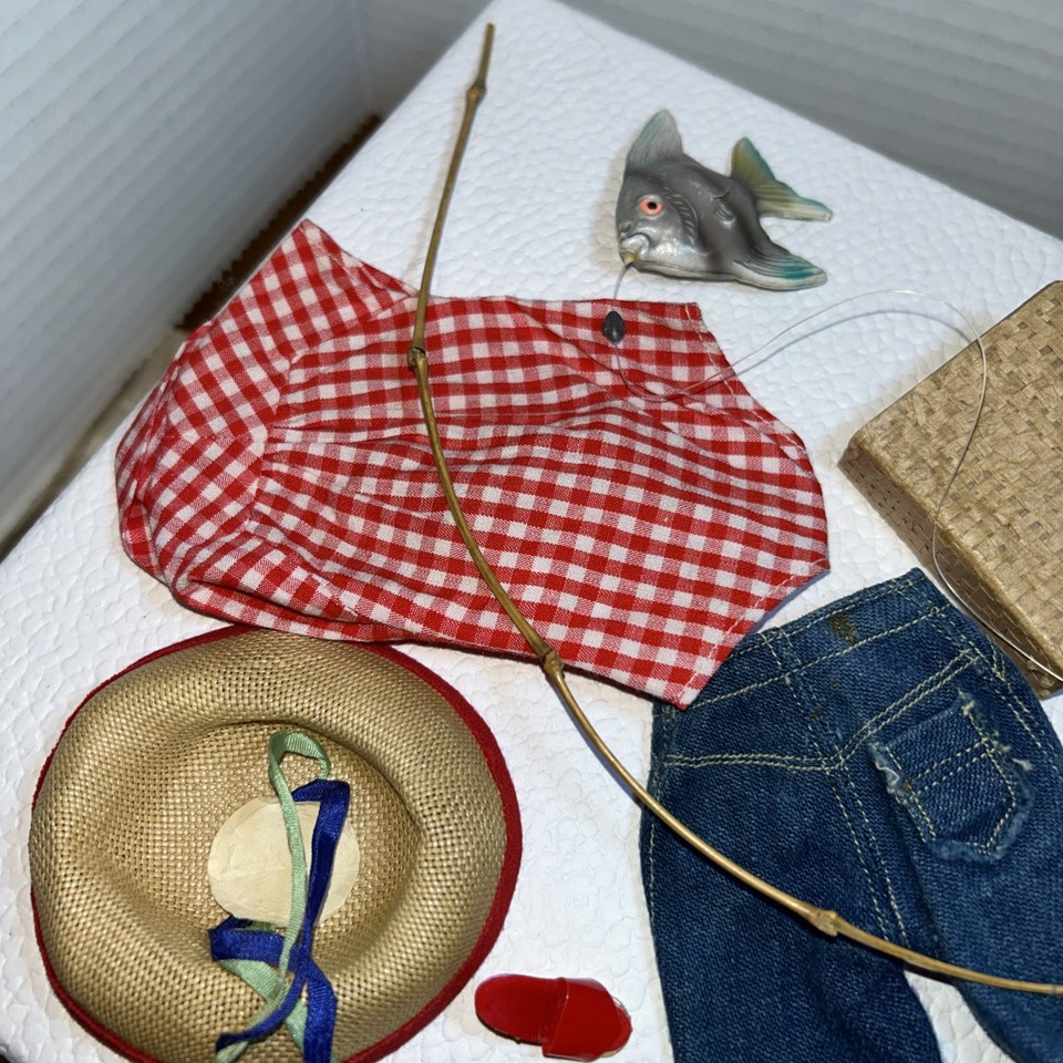 Tenue Barbie Vintage Picnic #967 Mattel 1960 - Rare, Incomplète, Sans Poupée