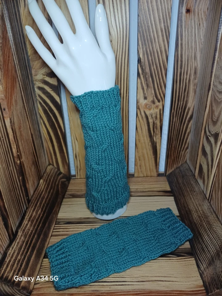Pulswärmer/Armstulpen Handgestrickt Gr. S - Bild 1 von 1
