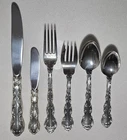 Strasbourg by Gorham Sterling Silver Flatware Place Size 6 Piece Set.