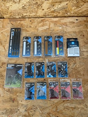 KARPFEN ANGELAUSRÜSTUNG - NASH END TACKLE KONVOLUT, ZIGSCHRAUBEN, SCHAUMSTOFF, HAKEN, CHOD RIGS