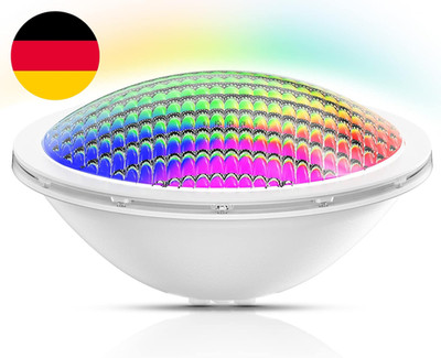 Lylmle LED Poolbeleuchtung PAR56 20W Poolscheinwerfer RGB Farbwechsel Externe Sy