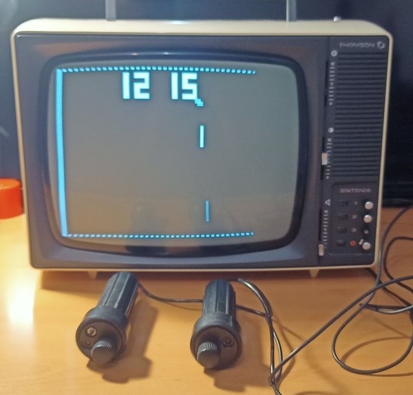 Console Pong - TV Thomson 14 inches
