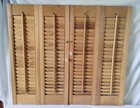Wood Interior Louver Plantation Window Shutters 32" x 28" high