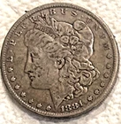 1881 P Morgan history,  good features, good eye appeal, free ship, Sigma tested+